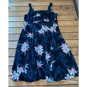 Vintage Two Palms Sleeveless Sundress Size XL Women’s Black